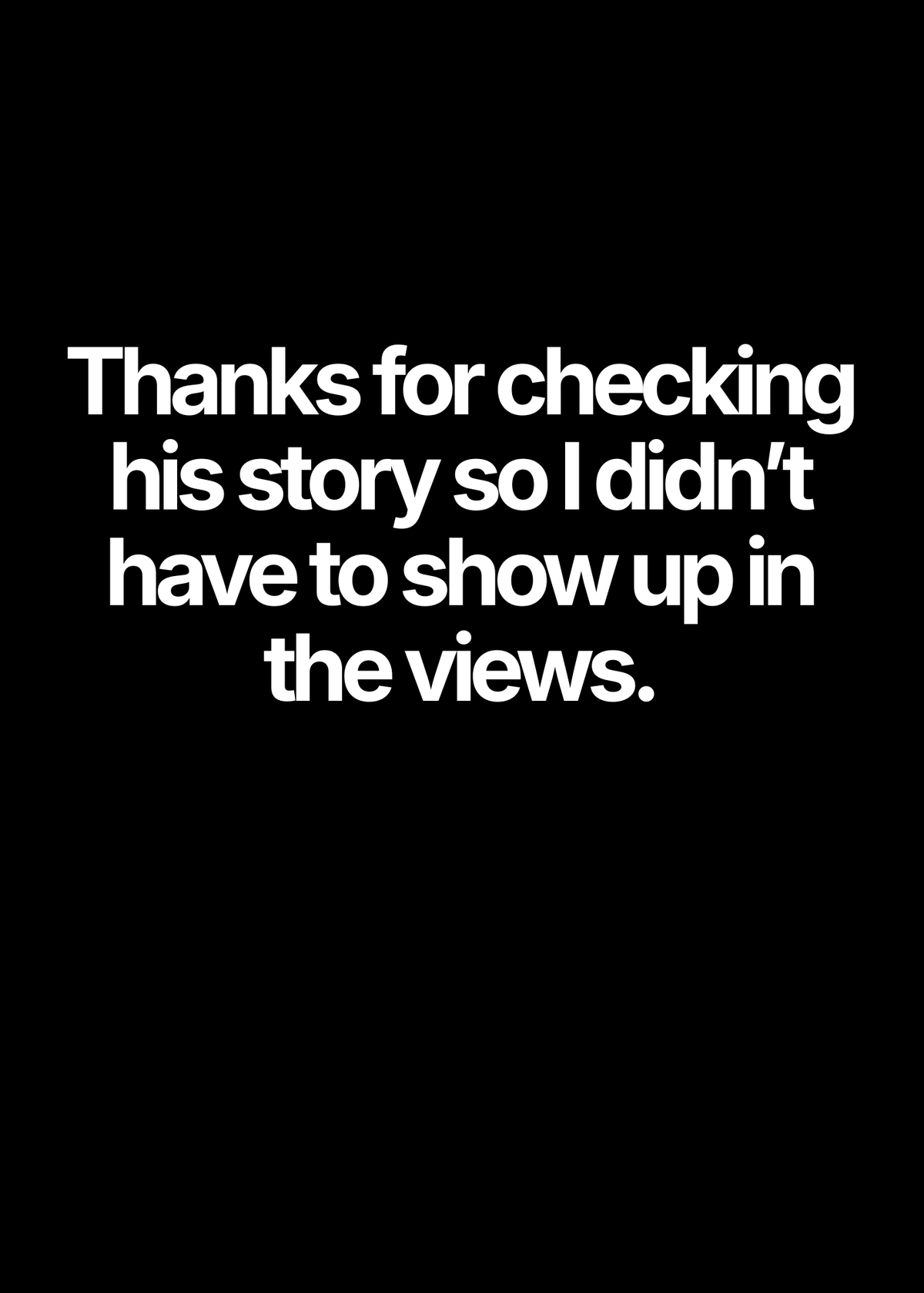 Checking the story